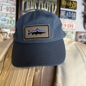 Patagonia Blue Cap with Fish Logo